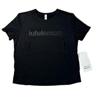 Lululemon Women’s Ultralight Reflective Running Shirt Size 6 NWT Black Rare